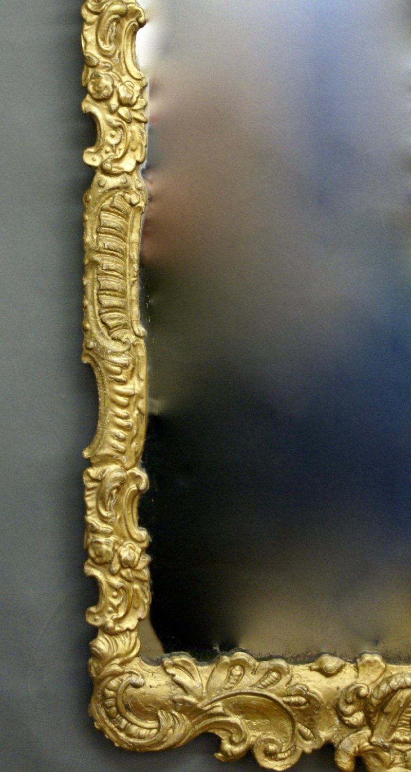 Late 18th C Gilt Frame Wall Mirror - Image 2