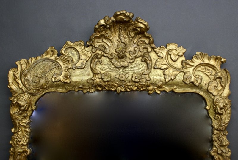 Late 18th C Gilt Frame Wall Mirror - Image 4