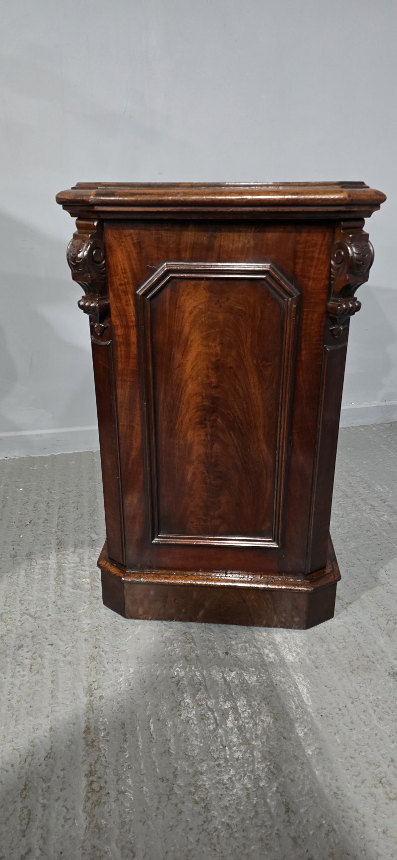 Rare Freestanding Mahogany Open Adjustable Bookcase - Image 12