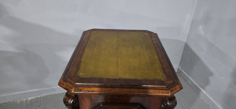 Rare Freestanding Mahogany Open Adjustable Bookcase - Image 13