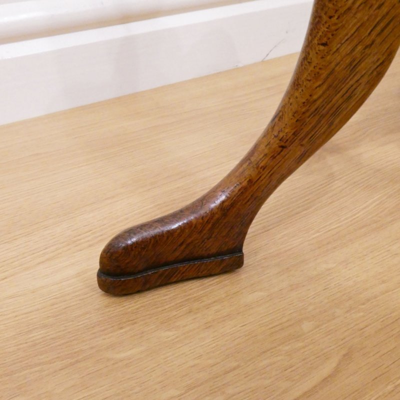 Pair of Edwardian Oak Torchères or Plant Stands - Image 7