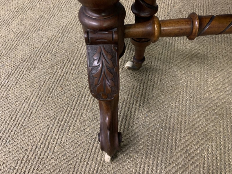 Large Victorian Burr Walnut Sutherland Table - Image 12