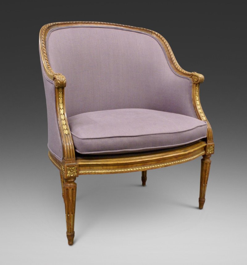 A French Walnut Arm Chair