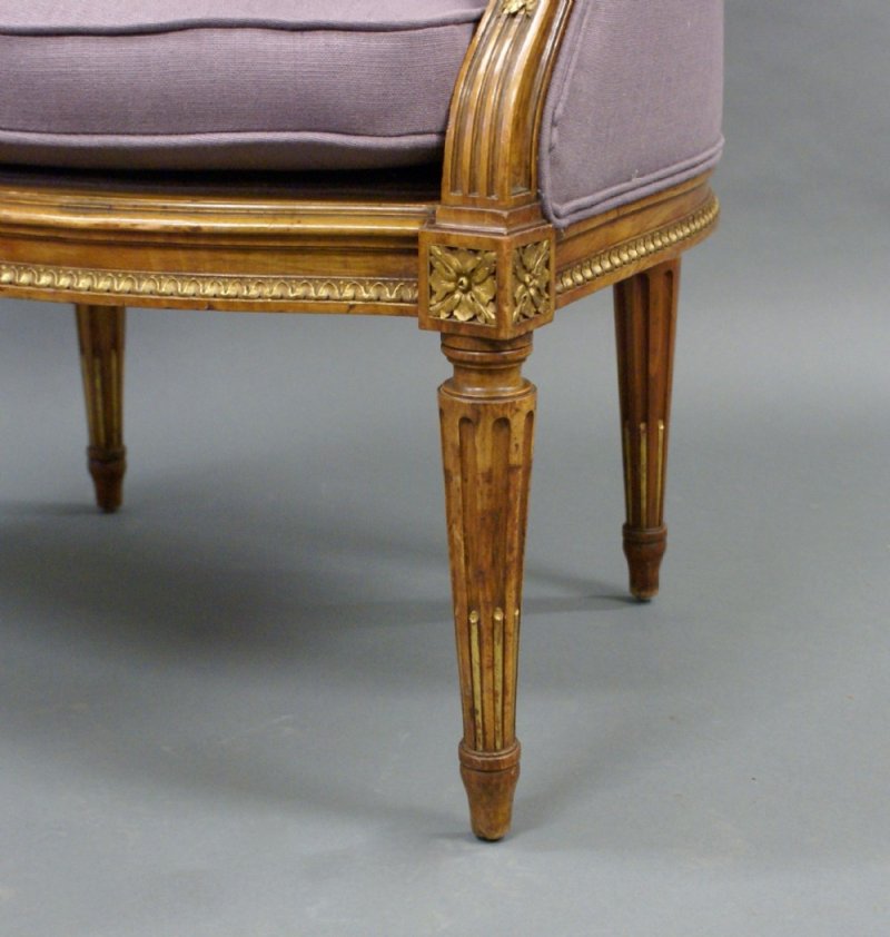 A French Walnut Arm Chair - Image 2