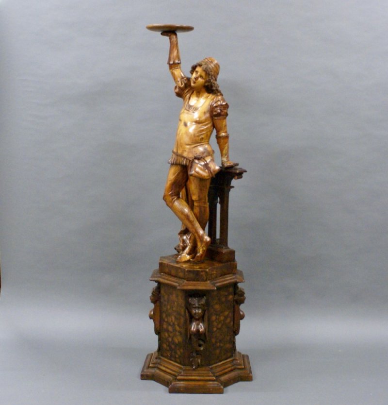 A Large Beautifully Carved Figure Of A Young Woman - Image 2