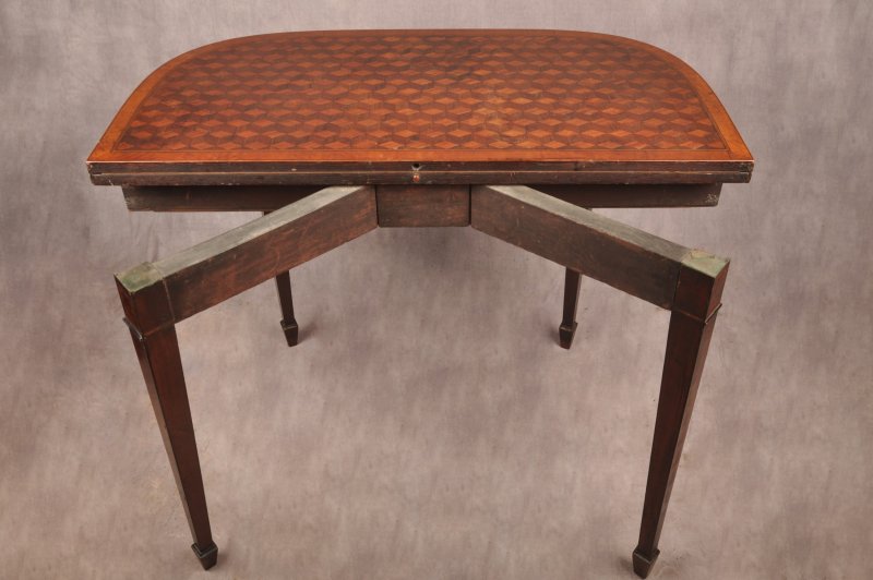 Fine 18th Century Parquetry Card Table - Image 11