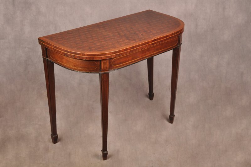 Fine 18th Century Parquetry Card Table - Image 12
