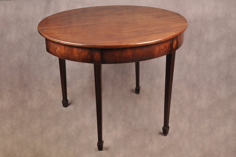 Rare 18th Century Mahogany Tea Table - Image 7
