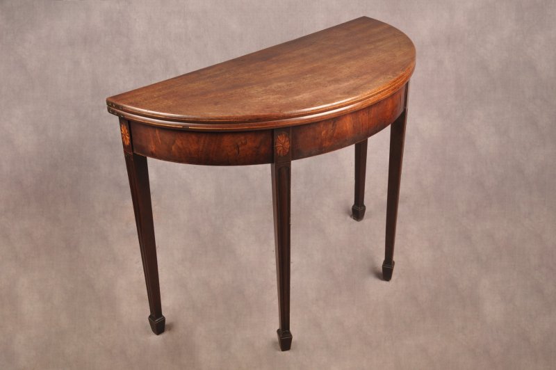 Rare 18th Century Mahogany Tea Table - Image 9