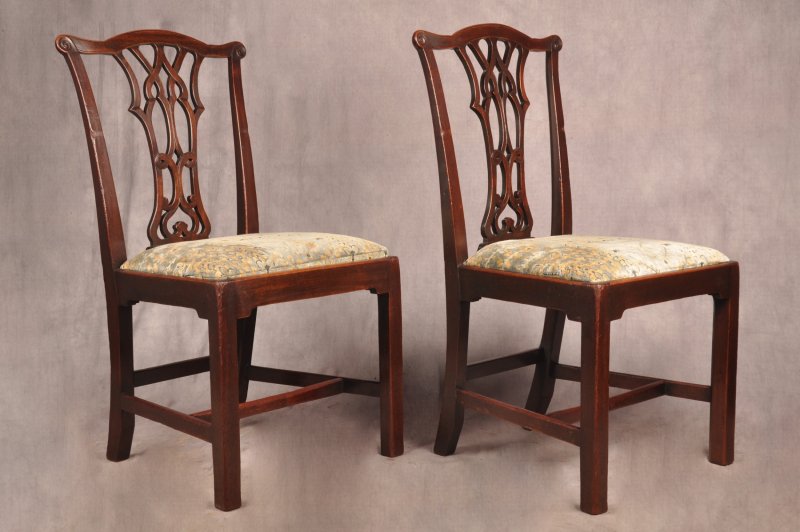 Set Of Six Mahogany Chippendale Chairs - Image 3