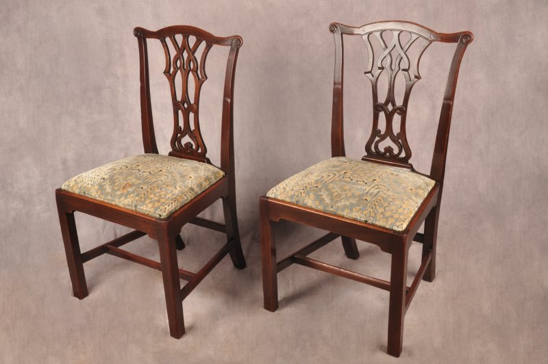 Set Of Six Mahogany Chippendale Chairs - Image 2