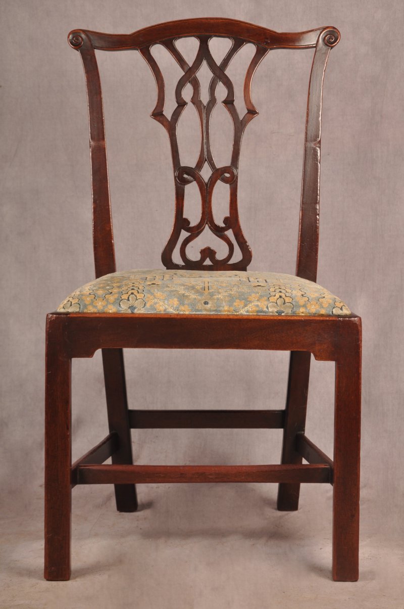 Set Of Six Mahogany Chippendale Chairs - Image 4