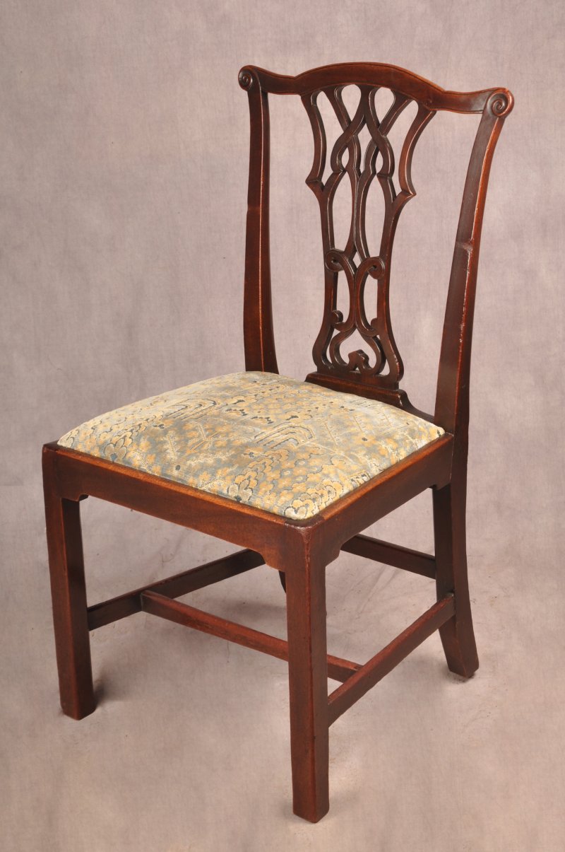 Set Of Six Mahogany Chippendale Chairs - Image 5