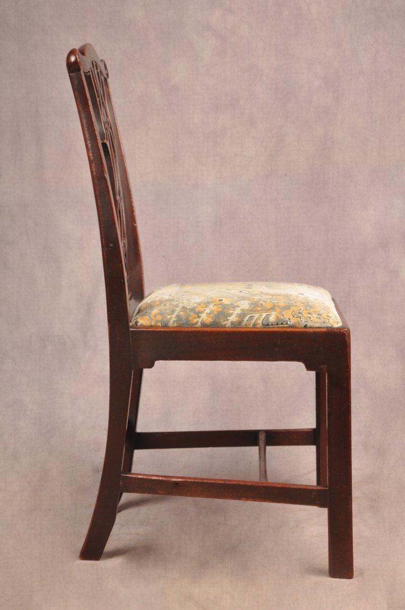 Set Of Six Mahogany Chippendale Chairs - Image 6