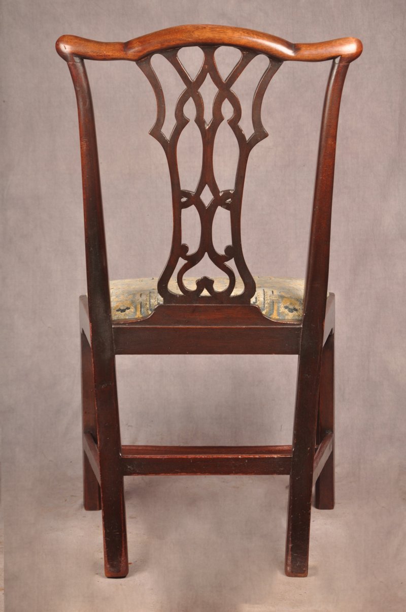 Set Of Six Mahogany Chippendale Chairs - Image 7