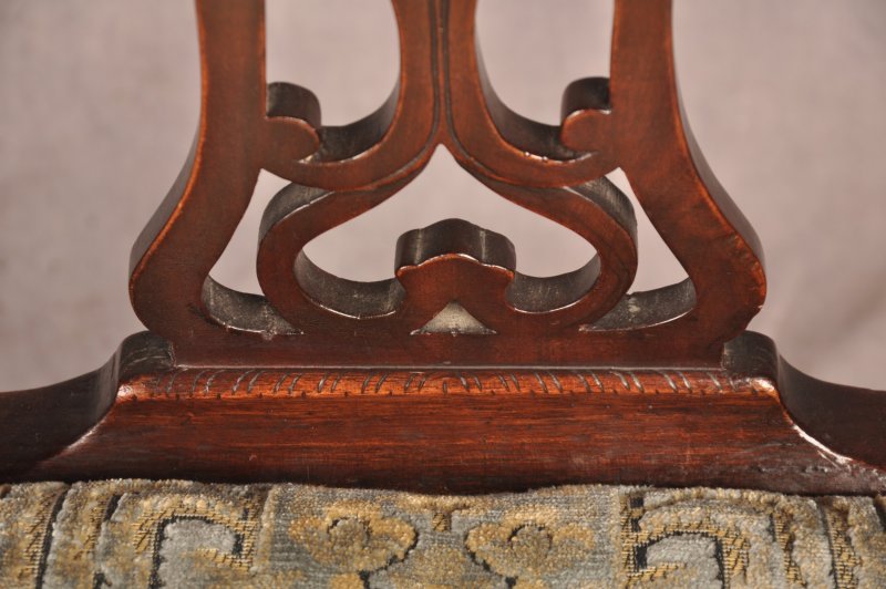 Set Of Six Mahogany Chippendale Chairs - Image 10