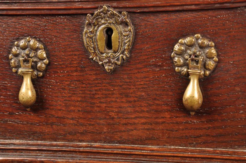 Charles II Oak Chest Of Drawers - Image 4