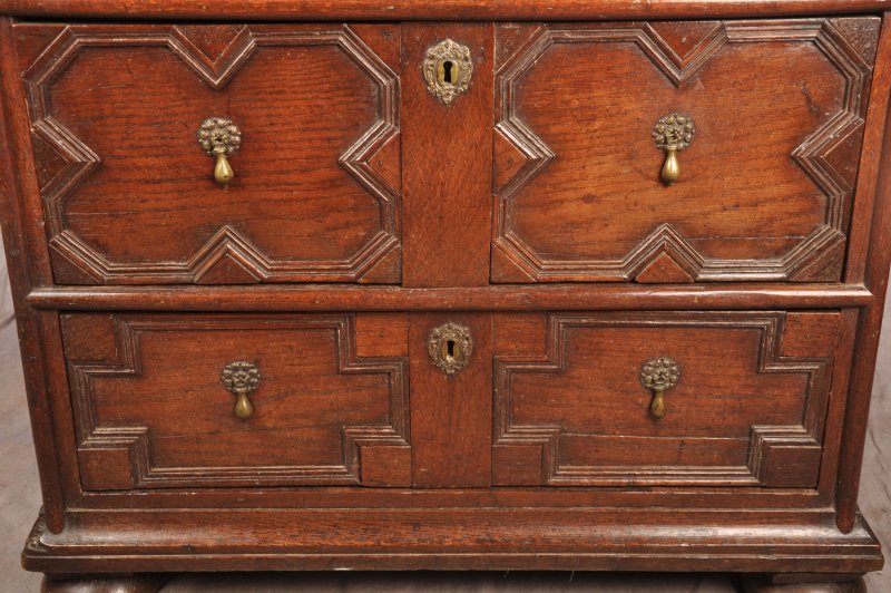 Charles II Oak Chest Of Drawers - Image 7