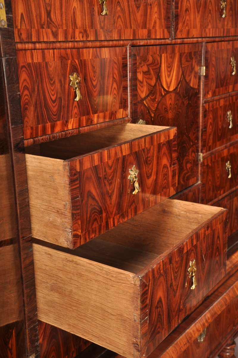 Important 17th Century Kingwood Cabinet On Stand - Image 14