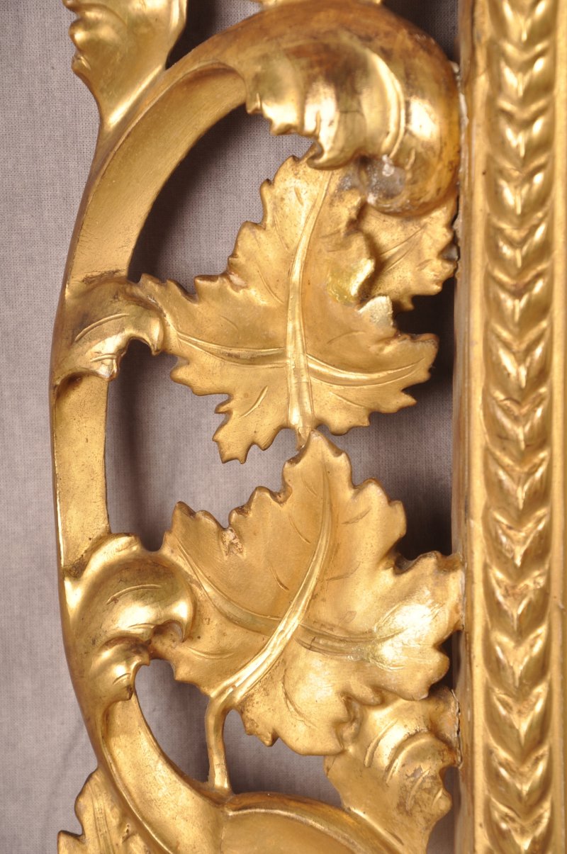 Large Early 19th Century Florentine Giltwood Mirror - Image 5