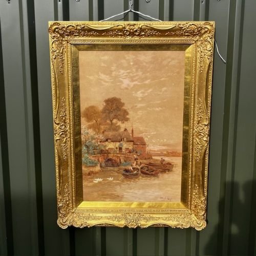 A 19th Century Large Scale Water Colour By Stuart Lloyd.