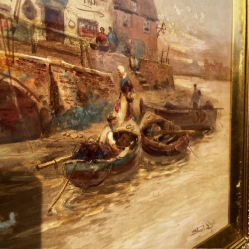 A 19th Century Large Scale Water Colour By Stuart Lloyd. - Image 3