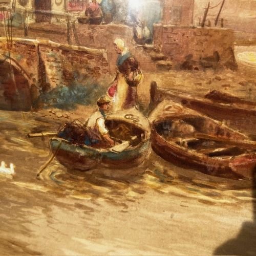 A 19th Century Large Scale Water Colour By Stuart Lloyd. - Image 6