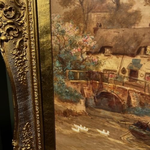 A 19th Century Large Scale Water Colour By Stuart Lloyd. - Image 7