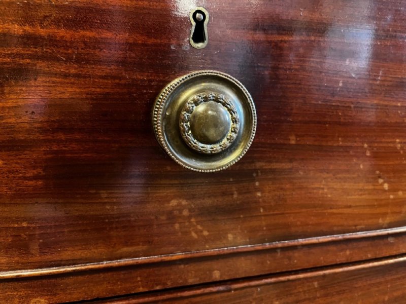 A Fine Quality Regency Period Mahogany Linen Press - Image 7