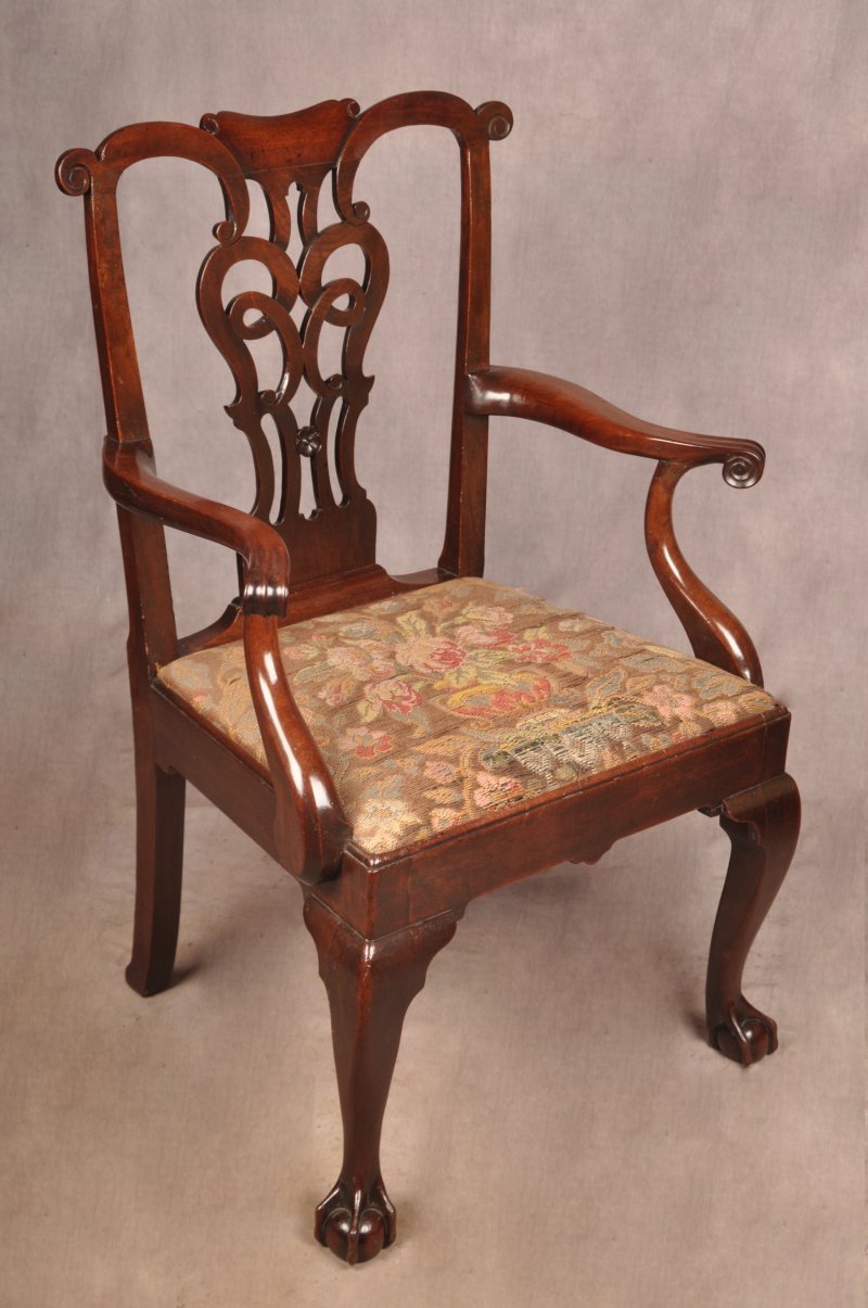 Fine 18th Century Irish Mahogany Armchair - Image 11