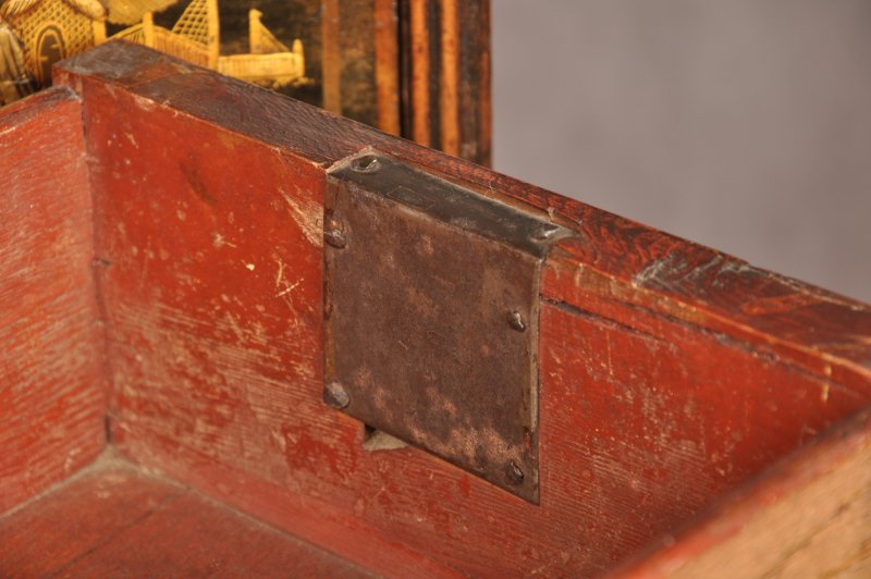 Rare Early 18th Century Chinoiserie-japanned Chest On Stand - Image 18