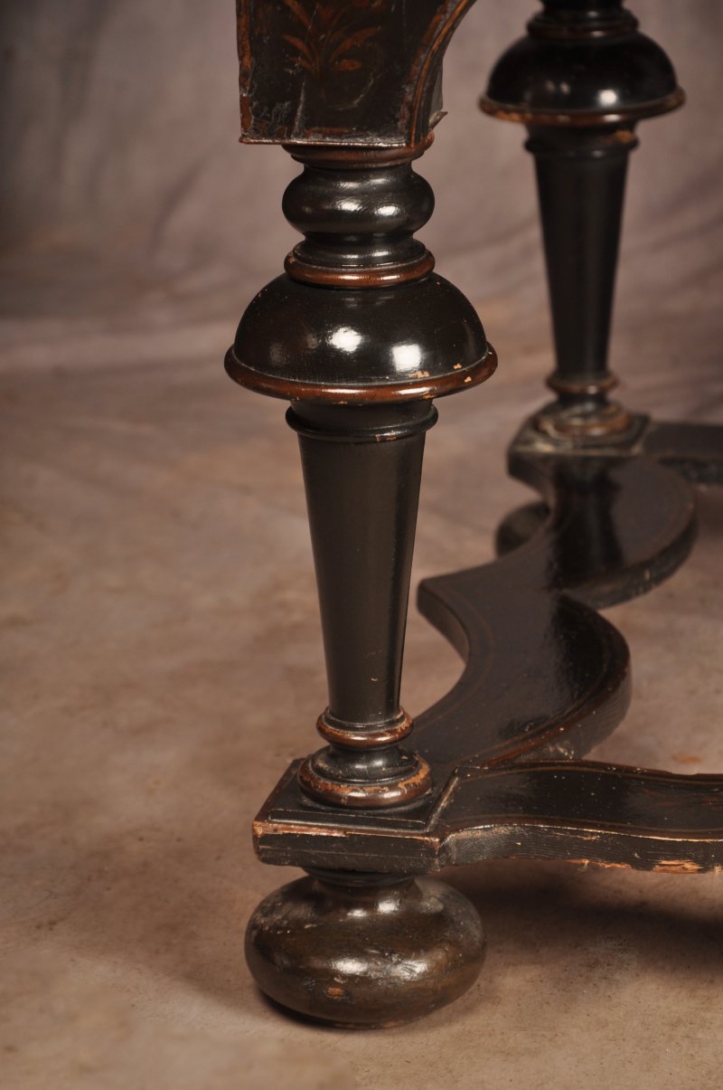 Rare Early 18th Century Chinoiserie-japanned Chest On Stand - Image 17