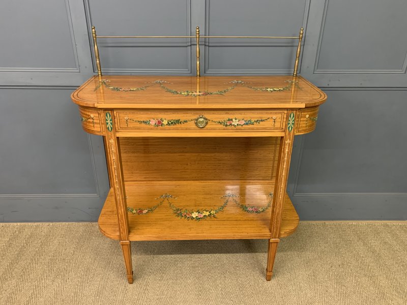 Painted Satinwood Side Table