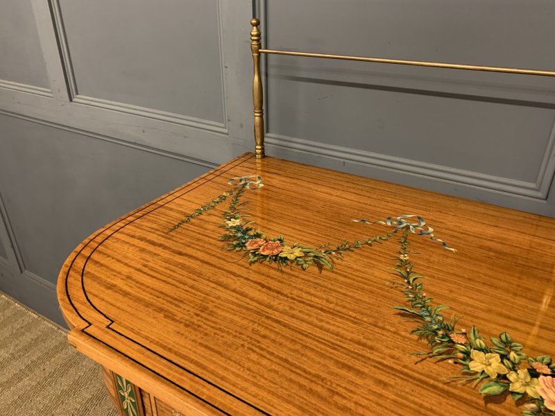 Painted Satinwood Side Table - Image 10