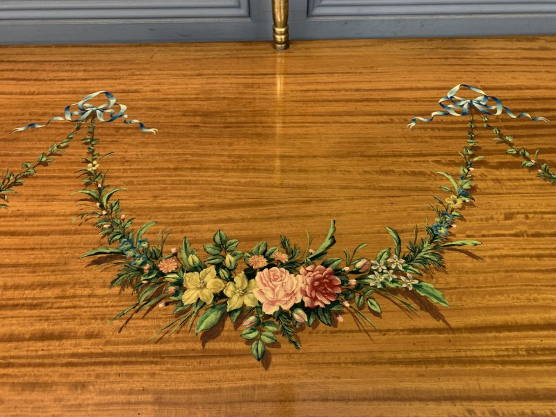 Painted Satinwood Side Table - Image 20