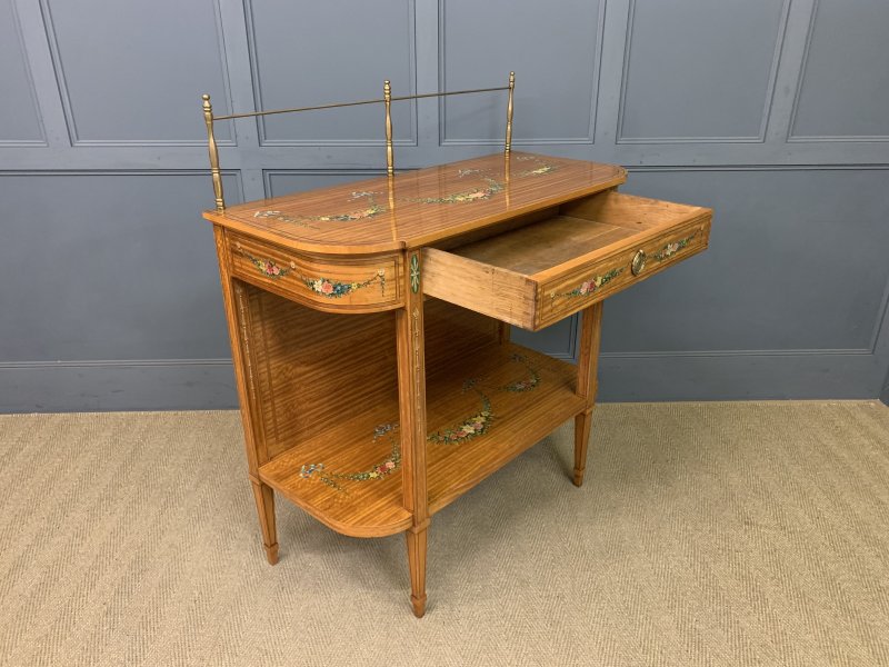 Painted Satinwood Side Table - Image 17