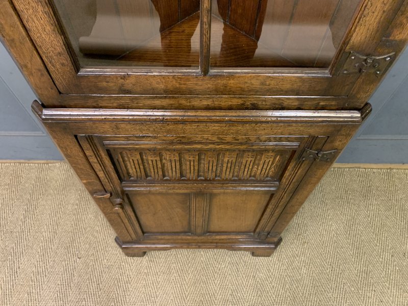 Ipswich Oak Corner Cabinet - Image 6