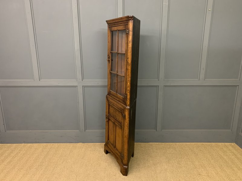 Ipswich Oak Corner Cabinet - Image 2