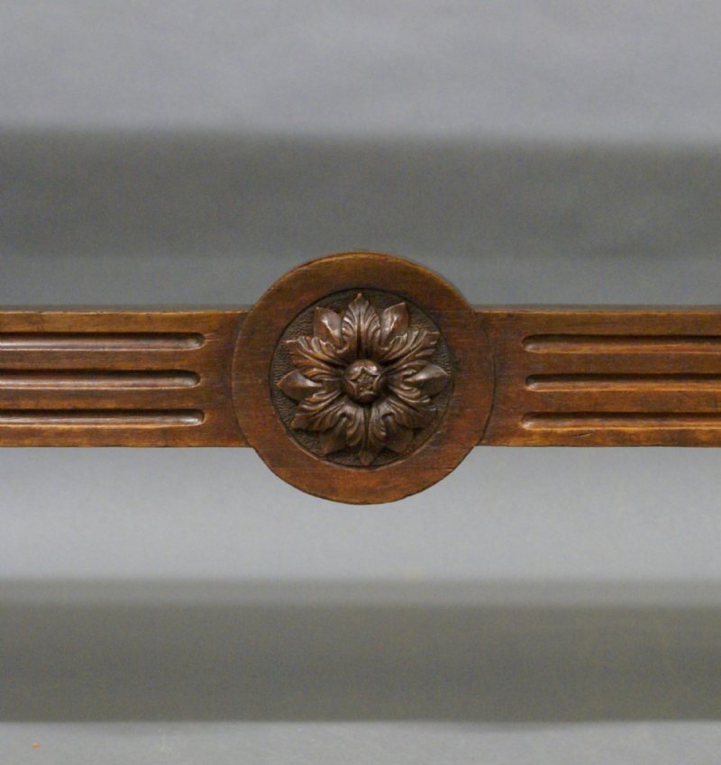 An Impressive Italian Carved Walnut Hall Bench - Image 2