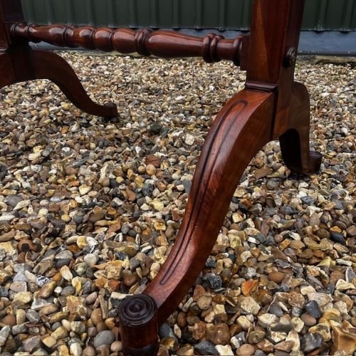 A Large Scale Regency Period Cheval Dressing Mirror - Image 7