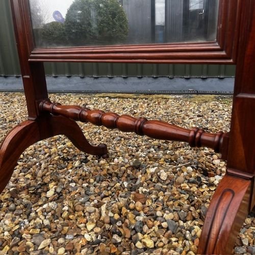 A Large Scale Regency Period Cheval Dressing Mirror - Image 8