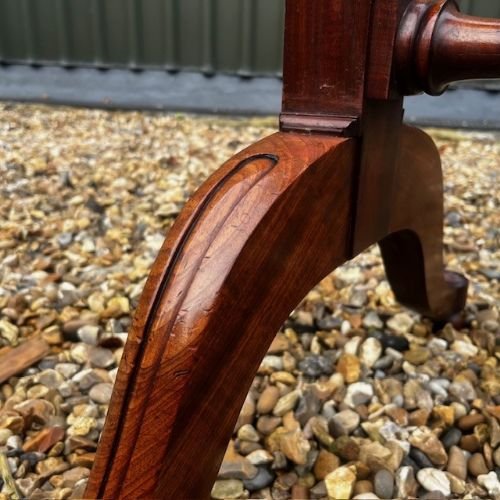 A Large Scale Regency Period Cheval Dressing Mirror - Image 10