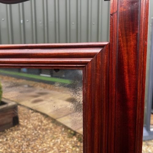 A Large Scale Regency Period Cheval Dressing Mirror - Image 11