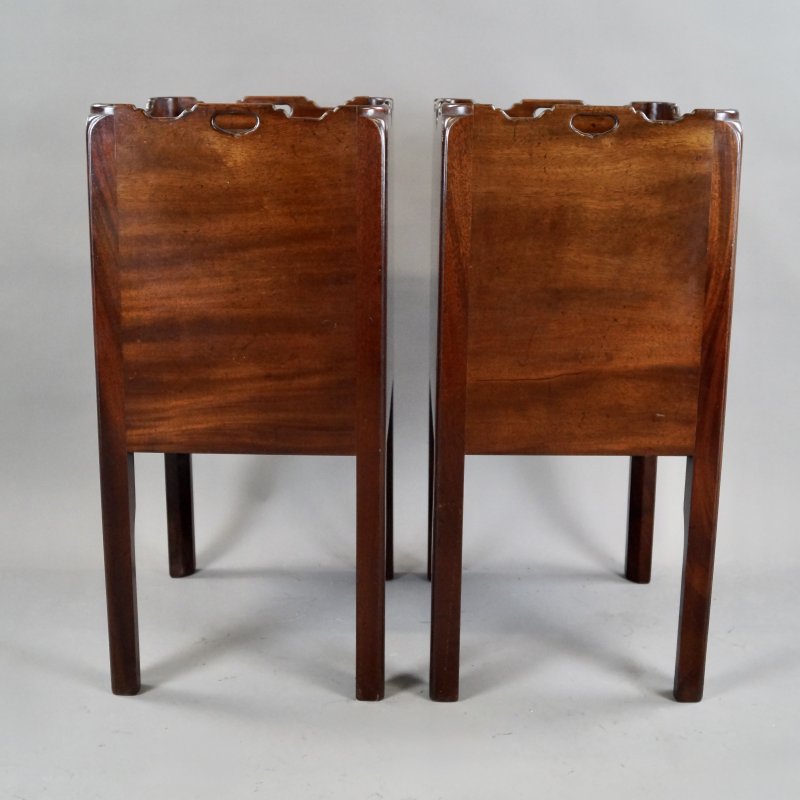 A Pair Of Georgian Style Bedside Commodes - Image 4