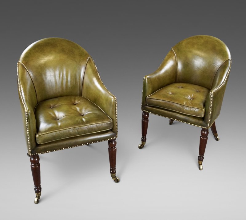 Pair Of William IV Tub Chairs