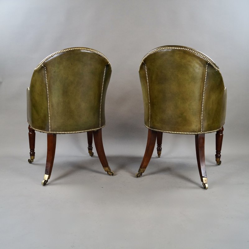 Pair Of William IV Tub Chairs - Image 4