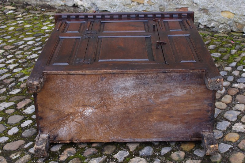 A Small 17th Century Oak Hutch - Image 8