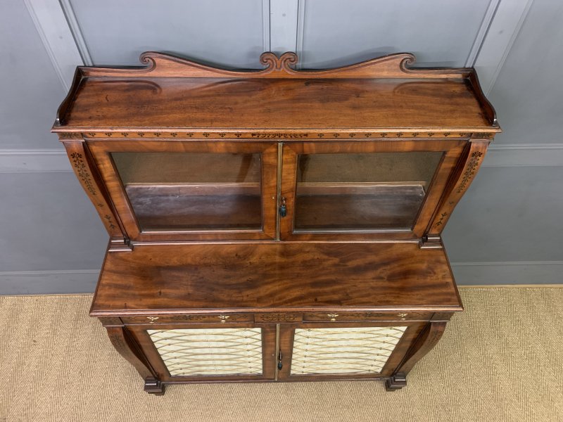 Regency Period Inlaid Mahogany Side Cabinet - Image 3