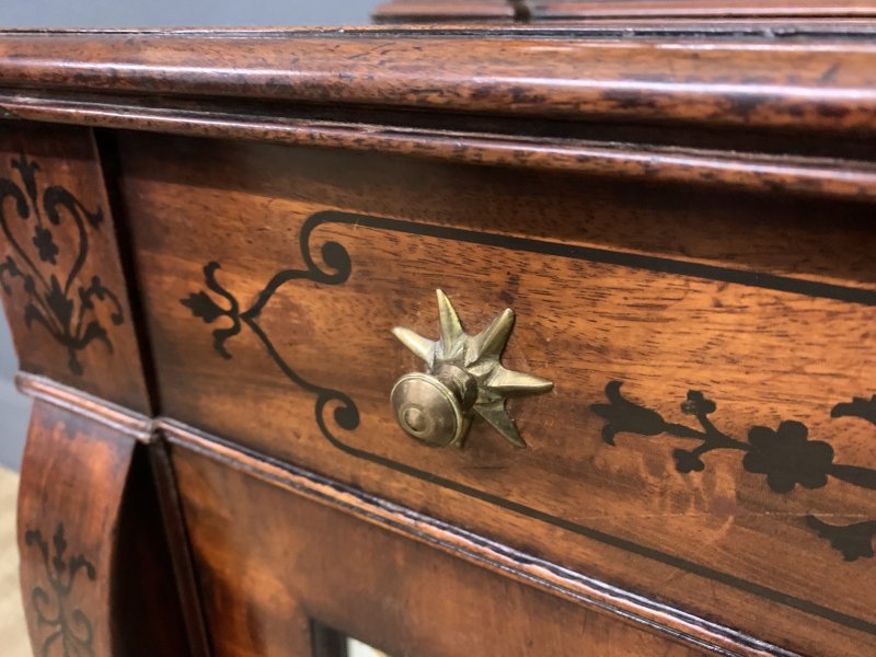 Regency Period Inlaid Mahogany Side Cabinet - Image 9