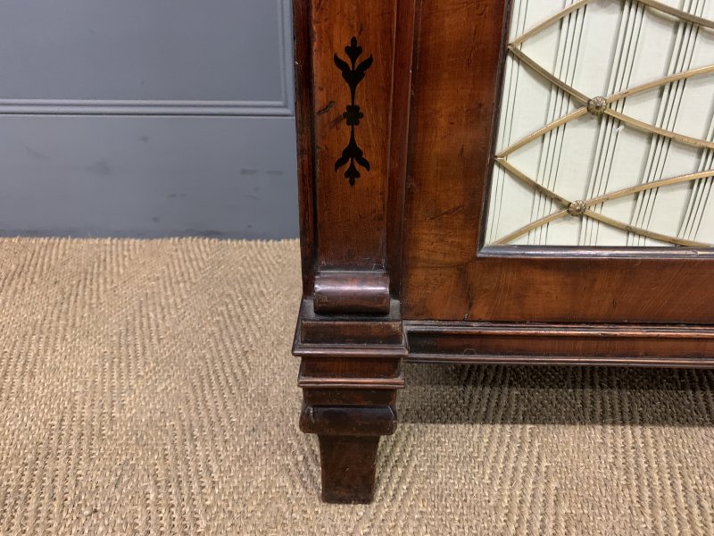 Regency Period Inlaid Mahogany Side Cabinet - Image 12
